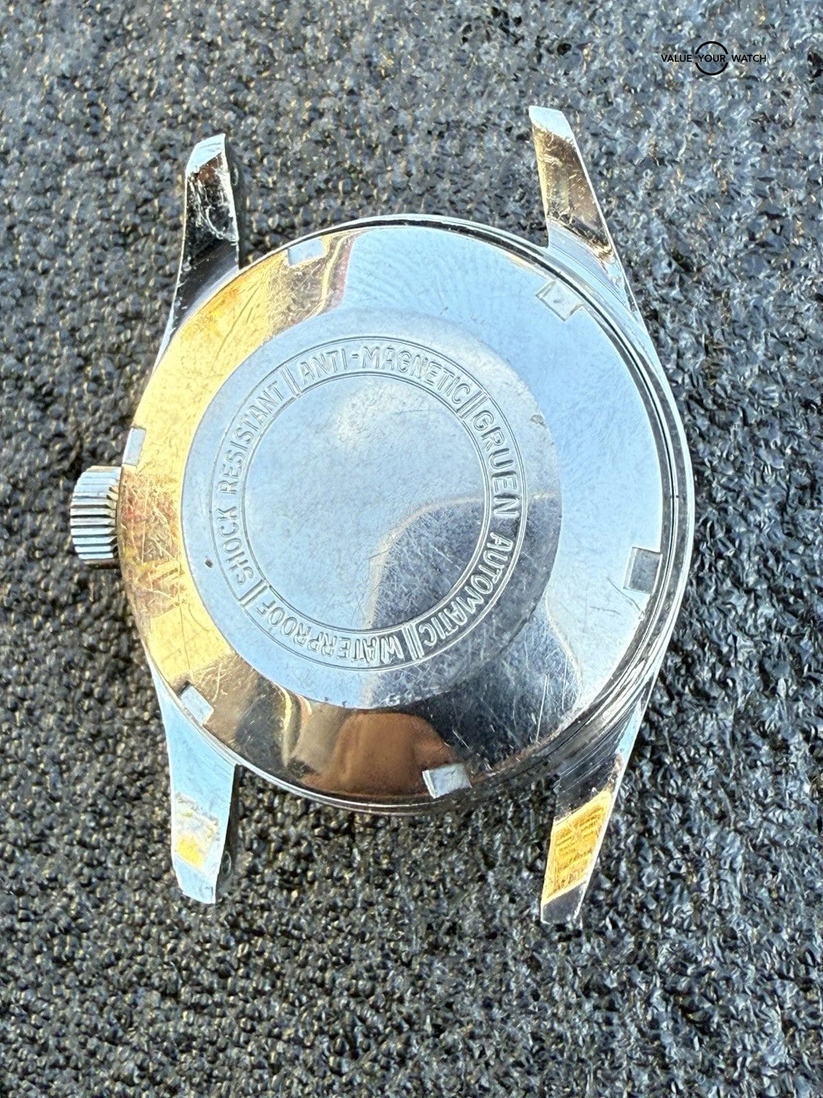 Vintage Gruen Ocean Chief Diver Watch 560RSS Missing Bezel From Estate Sale Runs - Image 13