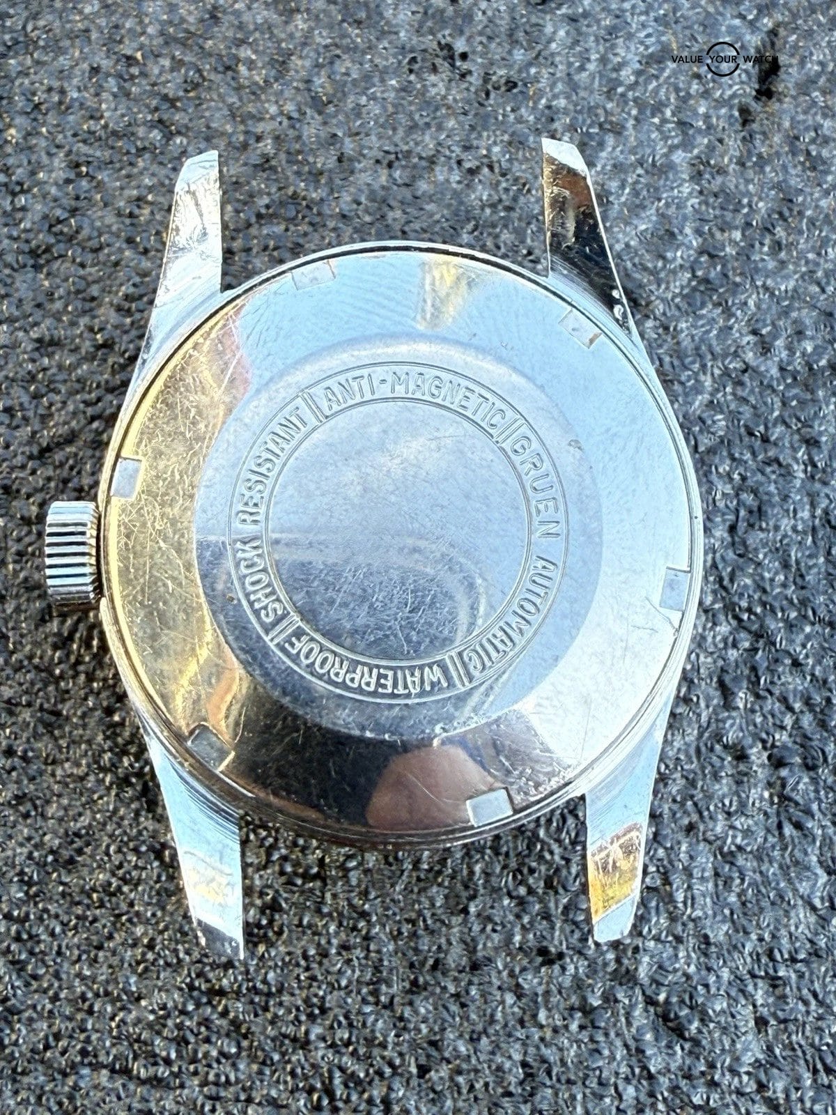 Vintage Gruen Ocean Chief Diver Watch 560RSS Missing Bezel From Estate Sale Runs - Image 15