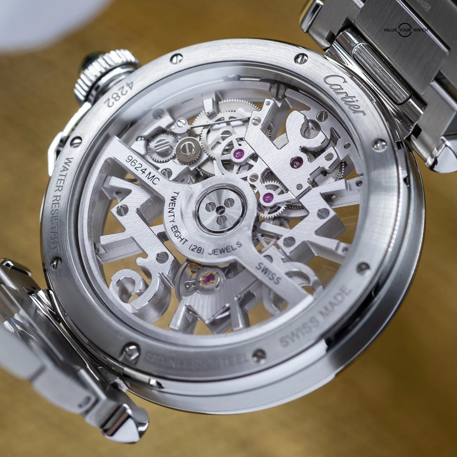 Cartier Pasha de Cartier Steel 41mm Skeleton Dial WHPA0007 - Complete Set 2022 - Image 4