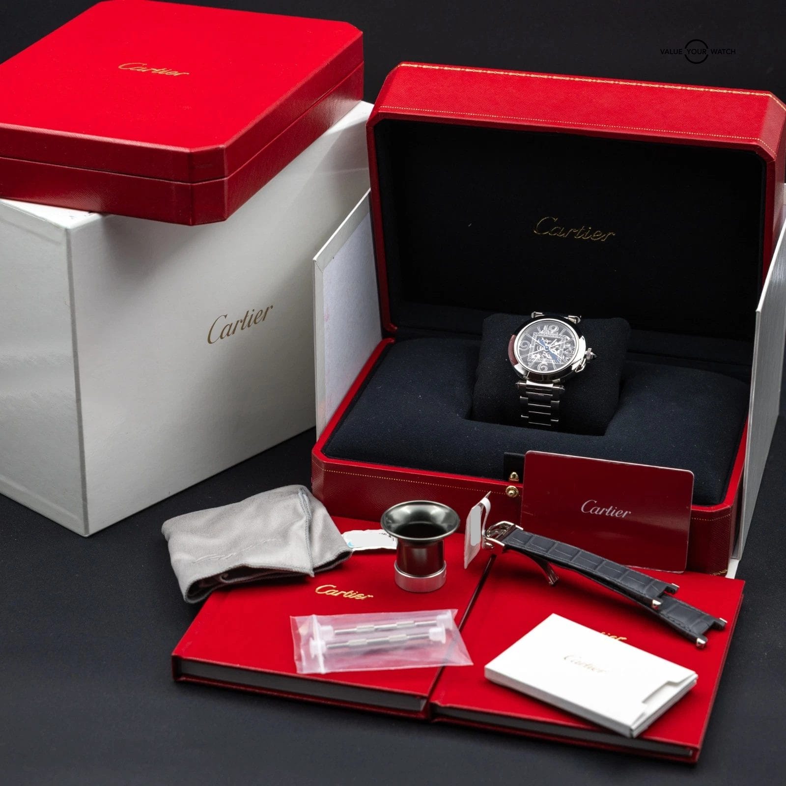 Cartier Pasha de Cartier Steel 41mm Skeleton Dial WHPA0007 - Complete Set 2022 - Image 11