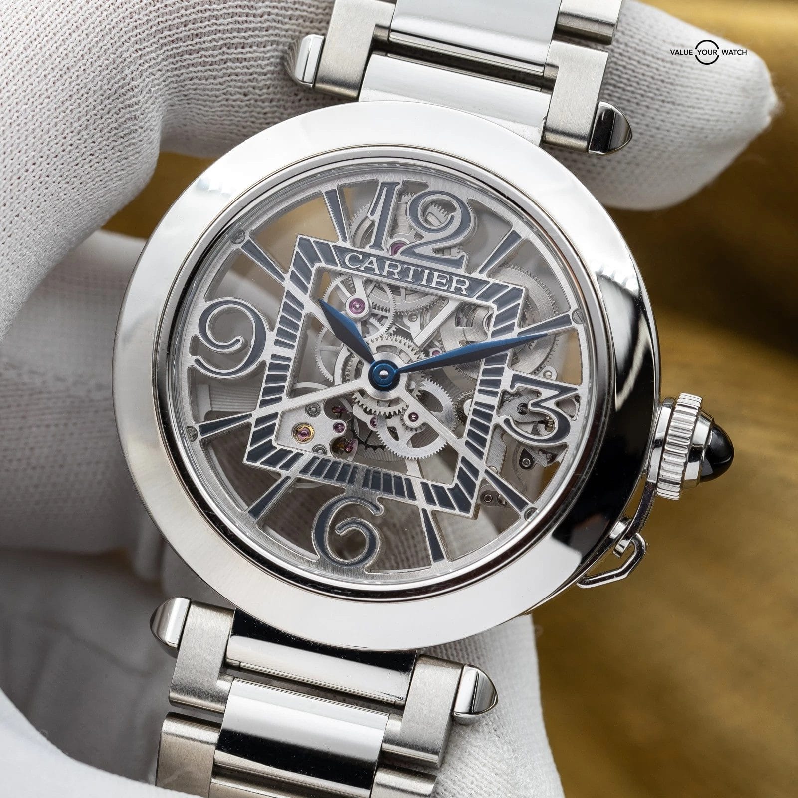 Cartier Pasha de Cartier Steel 41mm Skeleton Dial WHPA0007 - Complete Set 2022 - Image 13