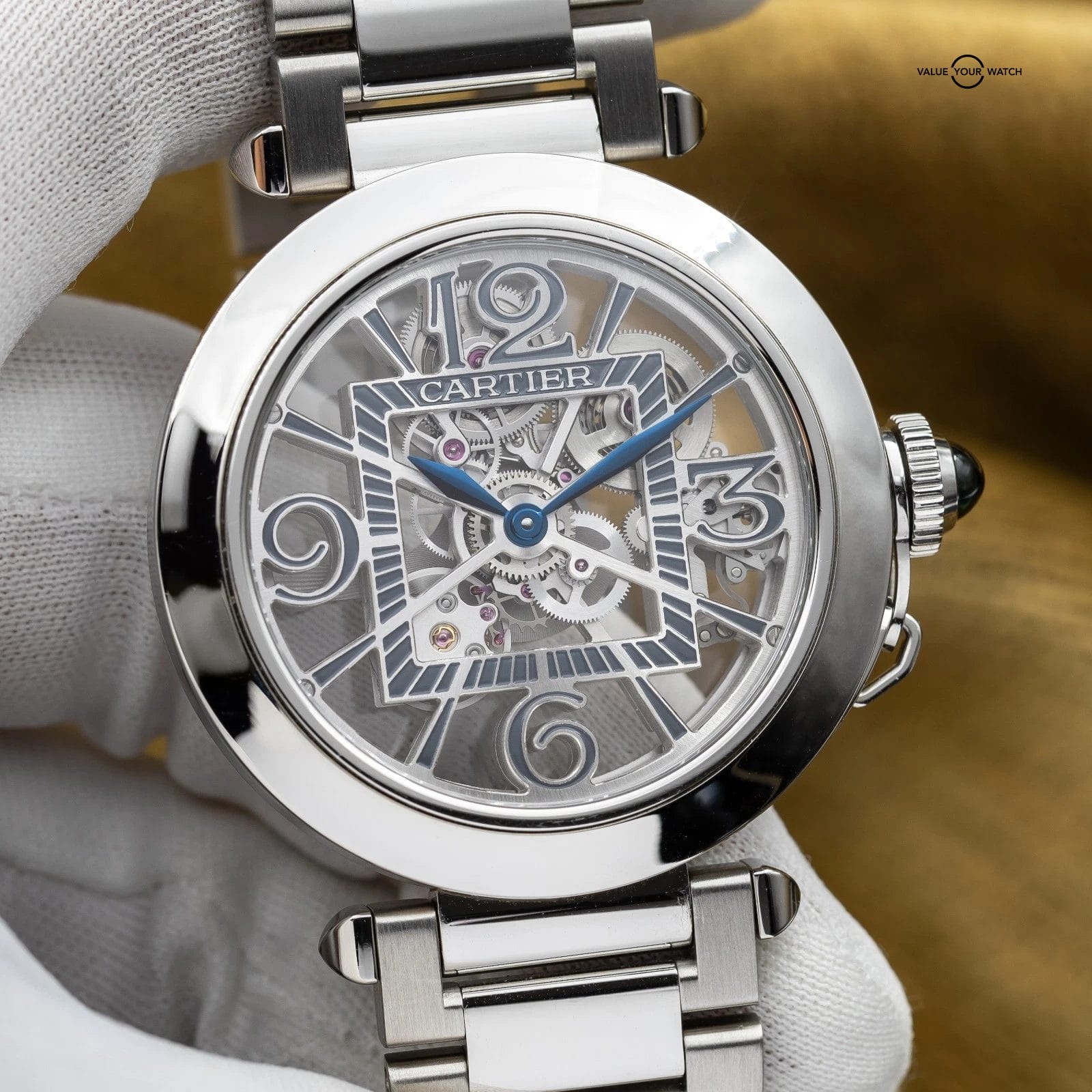 Cartier Pasha de Cartier Steel 41mm Skeleton Dial WHPA0007 - Complete Set 2022 - Image 14