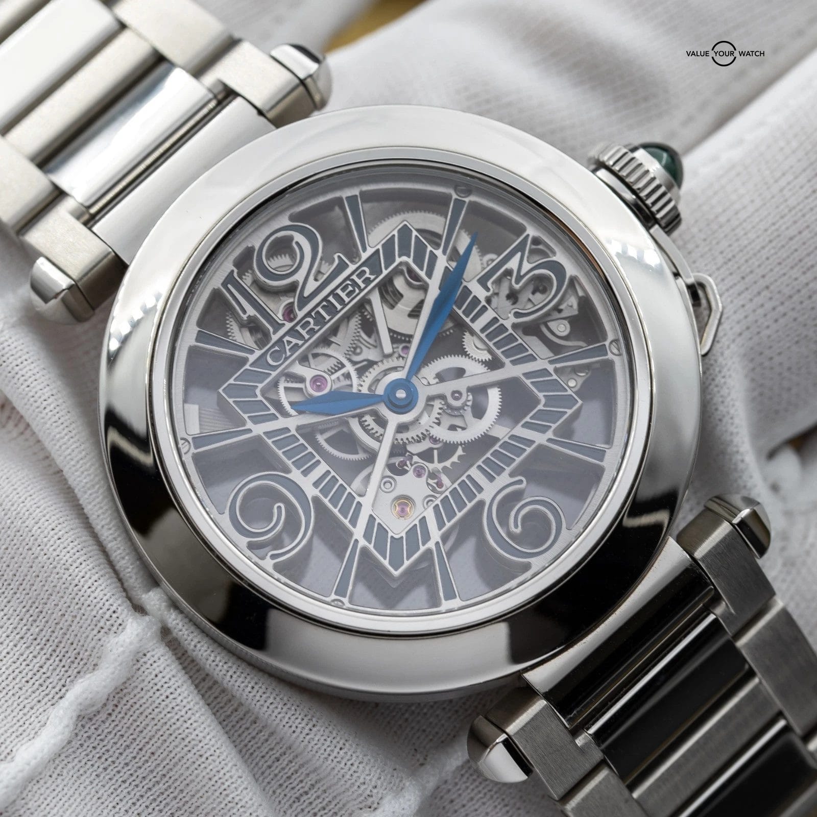 Cartier Pasha de Cartier Steel 41mm Skeleton Dial WHPA0007 - Complete Set 2022 - Image 19