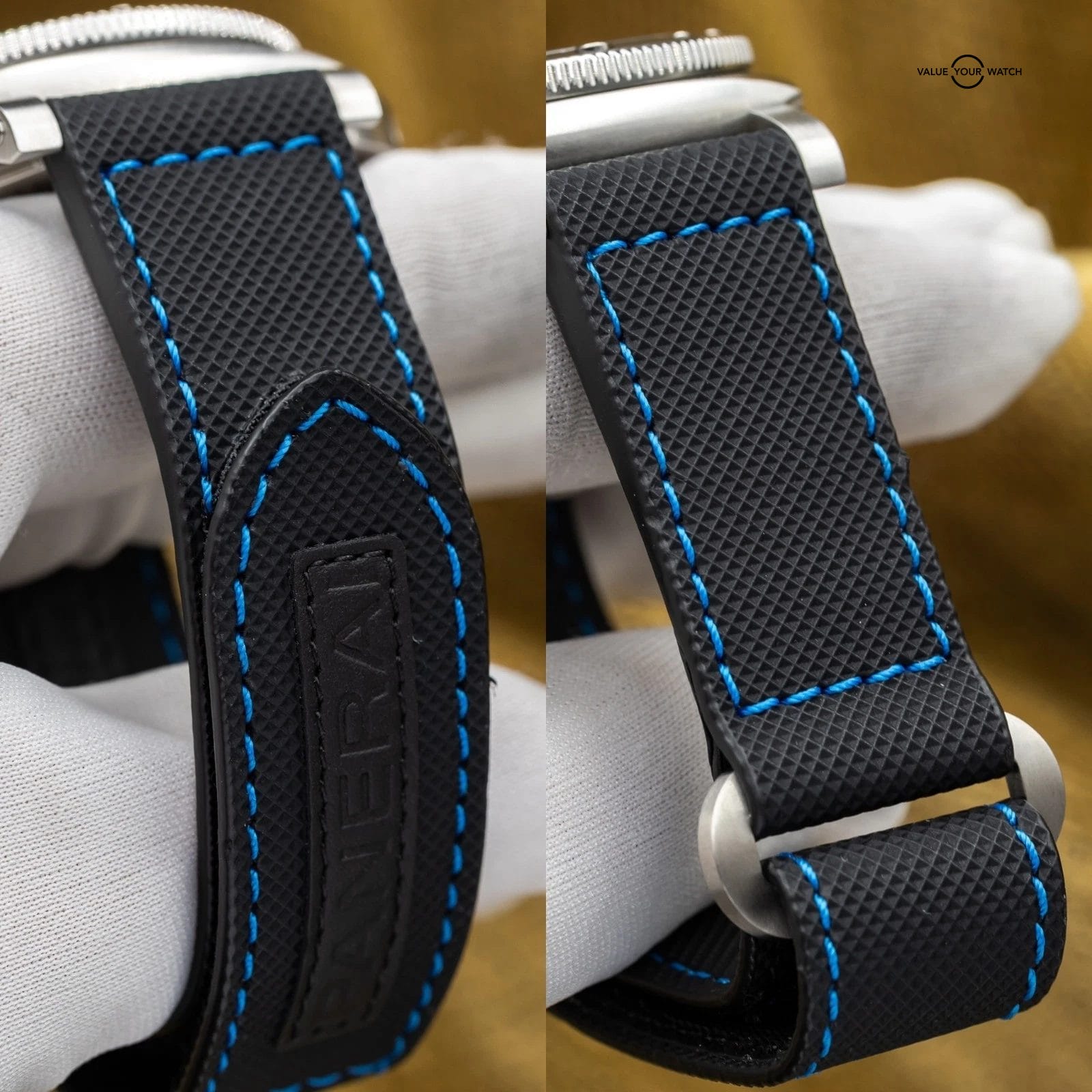 Panerai Submersible Black Dial Rubber 42mm PAM00683 PAM 683 - Full Set + Straps - Image 9