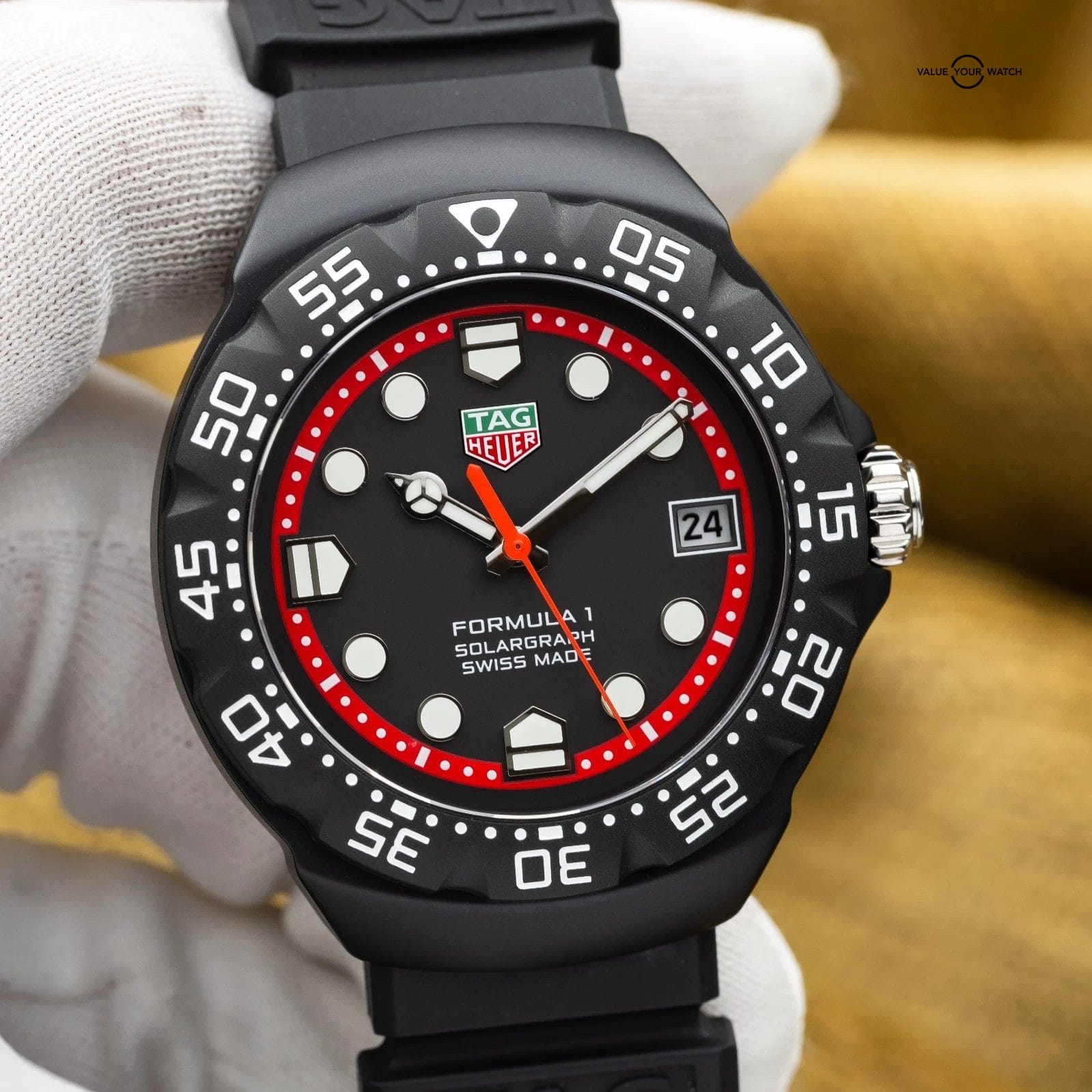 【希少】TAG HEUER PROFESSIONAL FORMULA1 ブラック University of Kentucky Men's TAG Heuer Formula 1-Blue Dial & Bezel