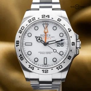 Rolex Explorer II 42mm White Polar Dial GMT – 216570 – Full Set 2016