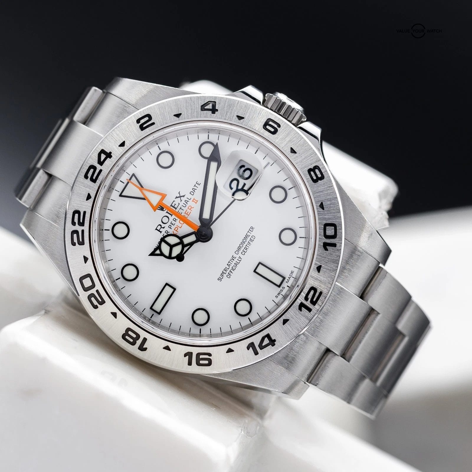 Rolex Explorer II 42mm White Polar Dial GMT – 216570 – Full Set 2016 - Image 4