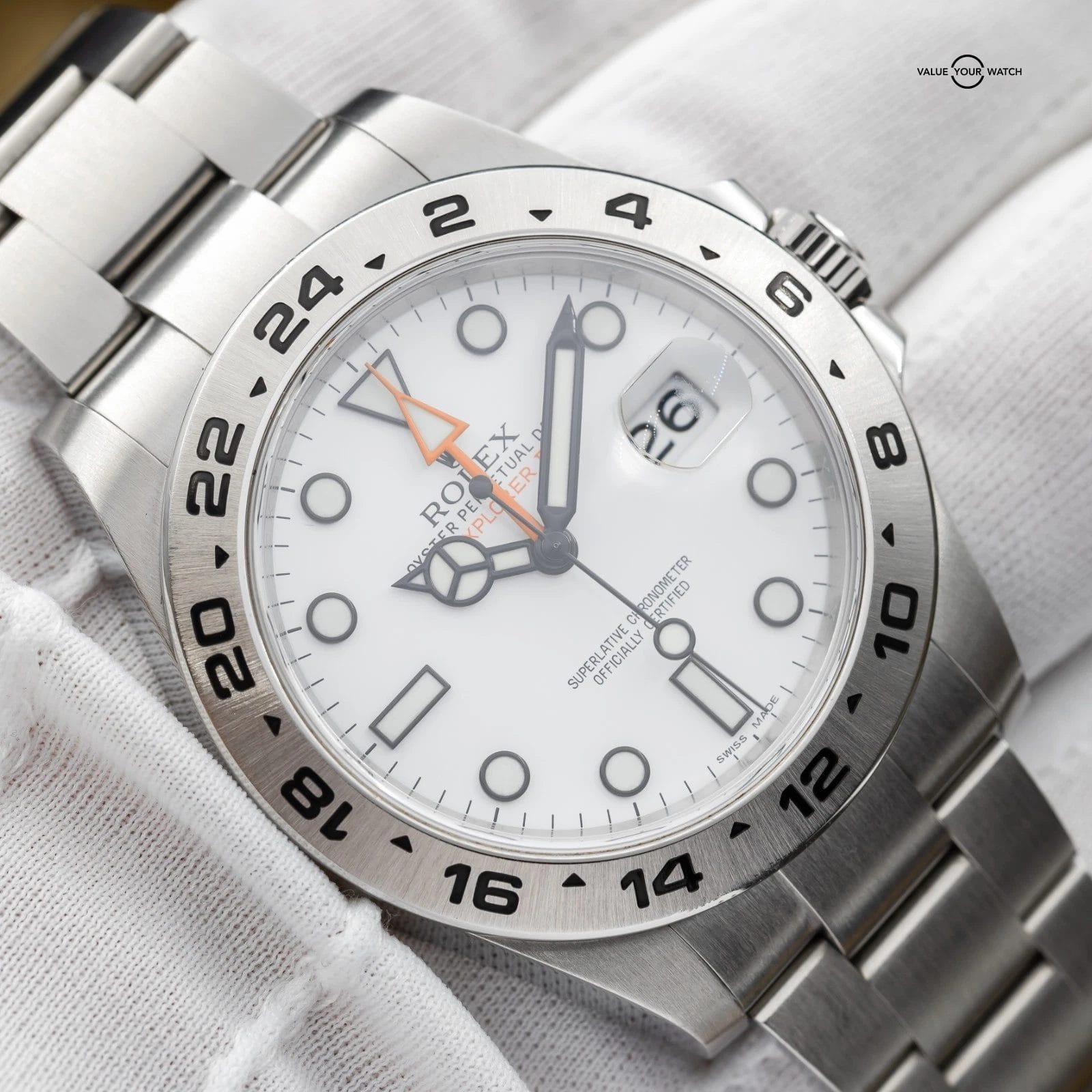 Rolex Explorer II 42mm White Polar Dial GMT – 216570 – Full Set 2016 - Image 5