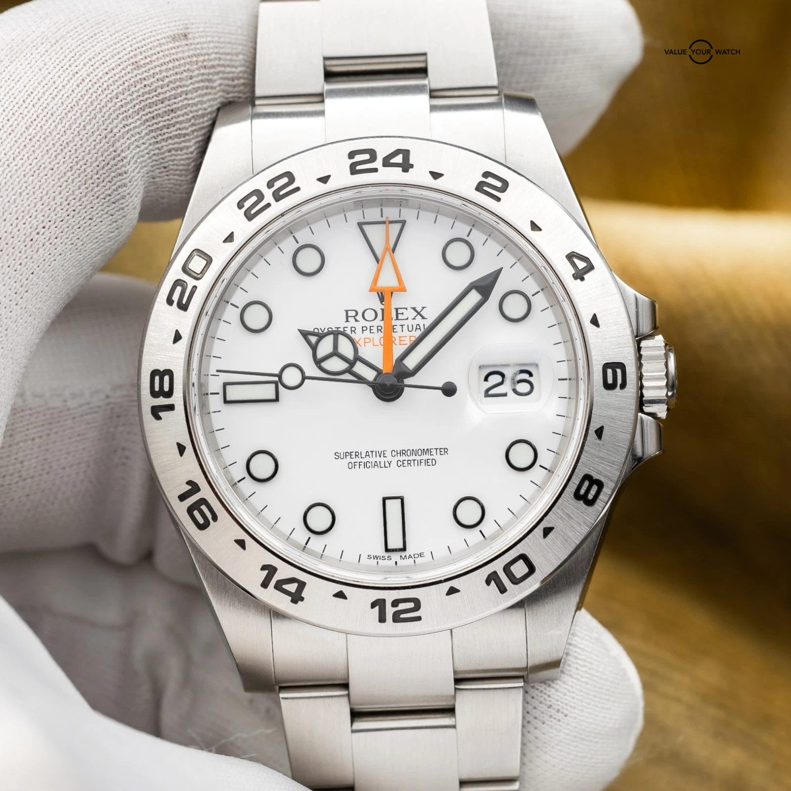 Rolex Explorer II 42mm White Polar Dial GMT – 216570 – Full Set 2016 - Image 6