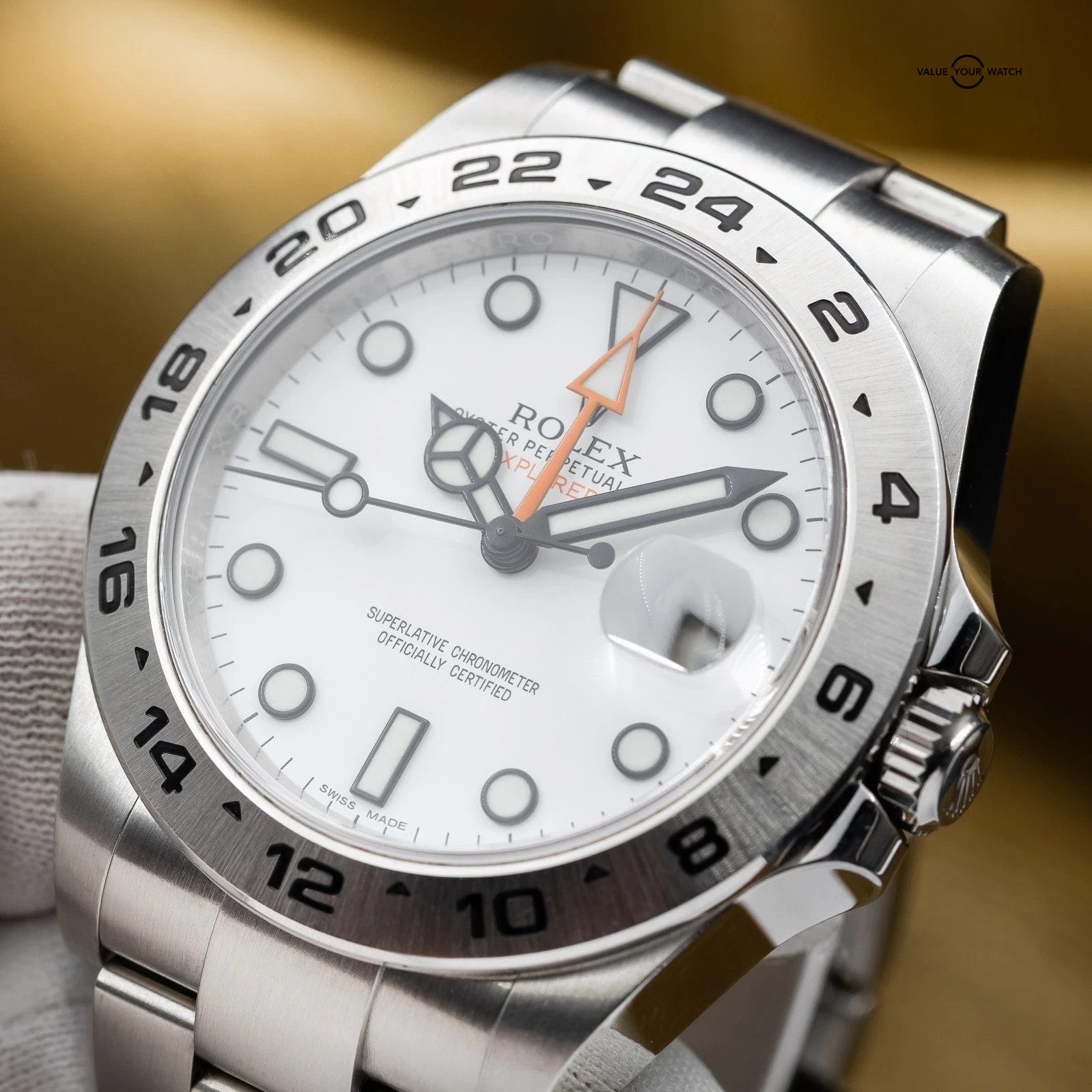 Rolex Explorer II 42mm White Polar Dial GMT – 216570 – Full Set 2016 - Image 7