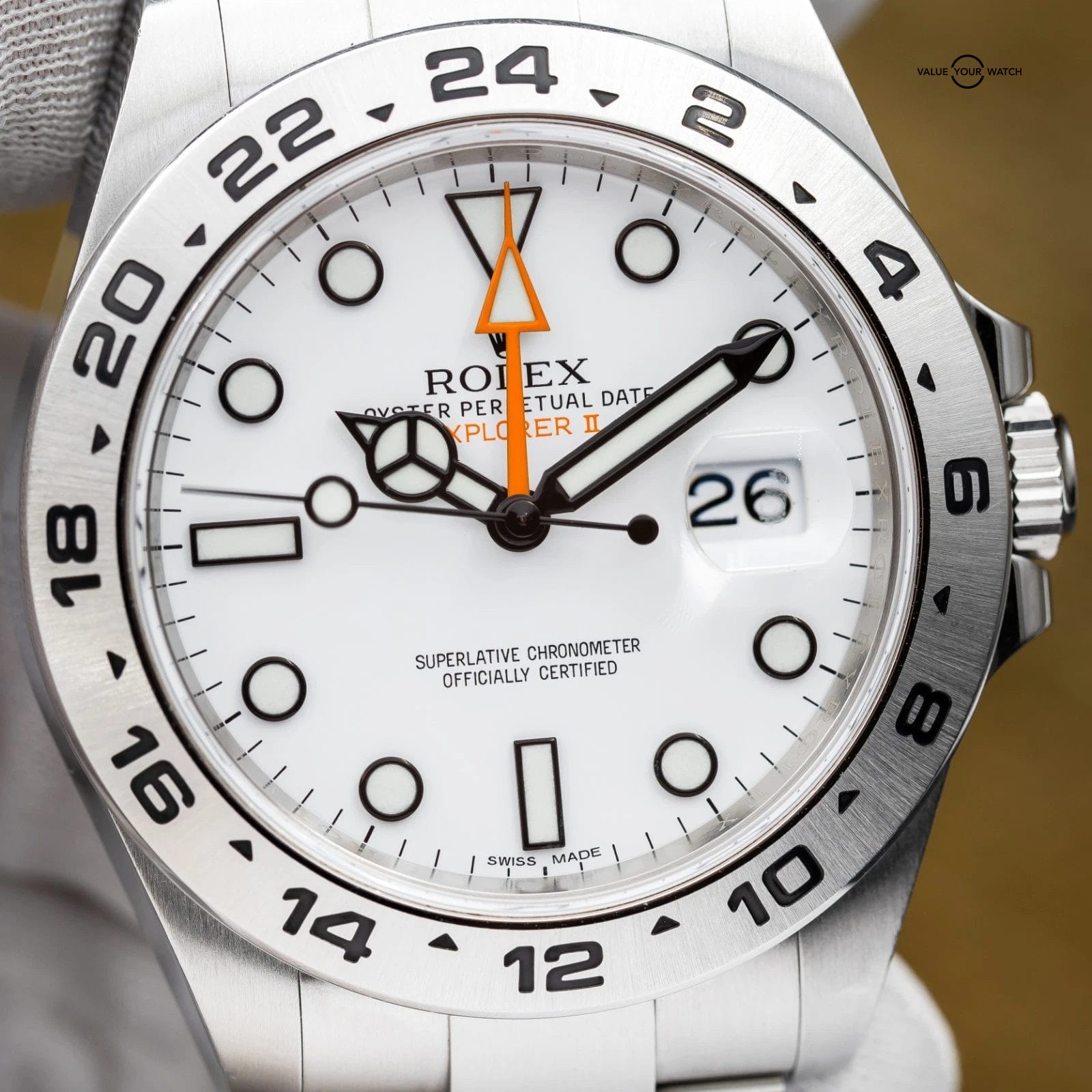 Rolex Explorer II 42mm White Polar Dial GMT – 216570 – Full Set 2016 - Image 8