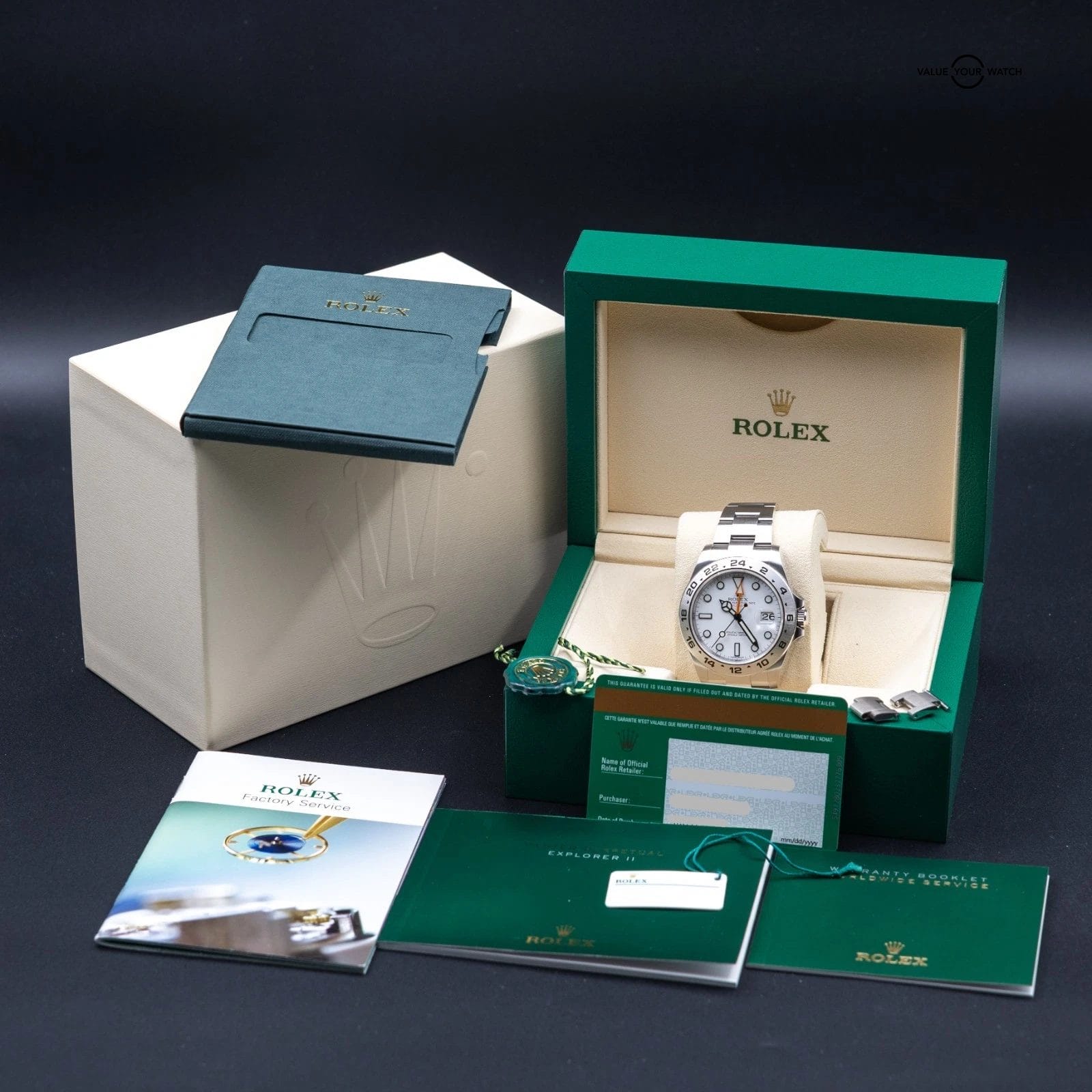 Rolex Explorer II 42mm White Polar Dial GMT – 216570 – Full Set 2016 - Image 13