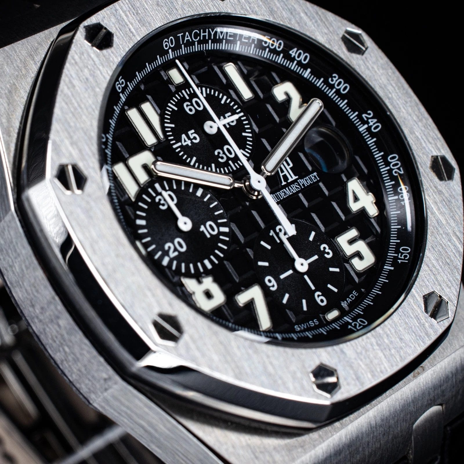 Audemars Piguet Royal Oak Offshore Black Themes Chrono 42mm, Ref. 26020ST w/ B&P - Image 16