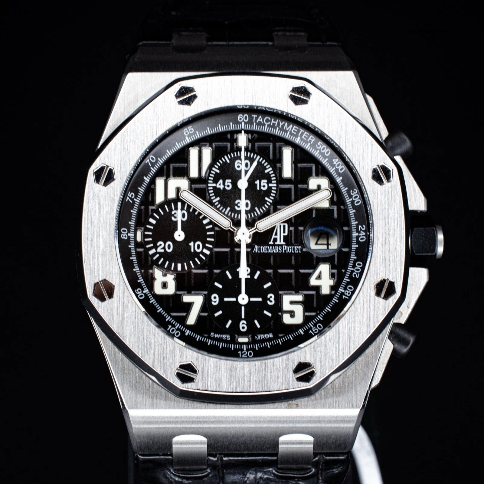 Audemars Piguet Royal Oak Offshore Black Themes Chrono 42mm, Ref. 26020ST w/ B&P