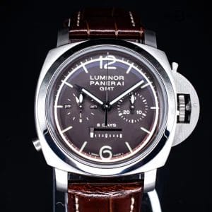 Panerai Luminor 1950 Chrono Monopulsante 8 Days GMT 44mm, Ref. PAM00311 w/ B&P