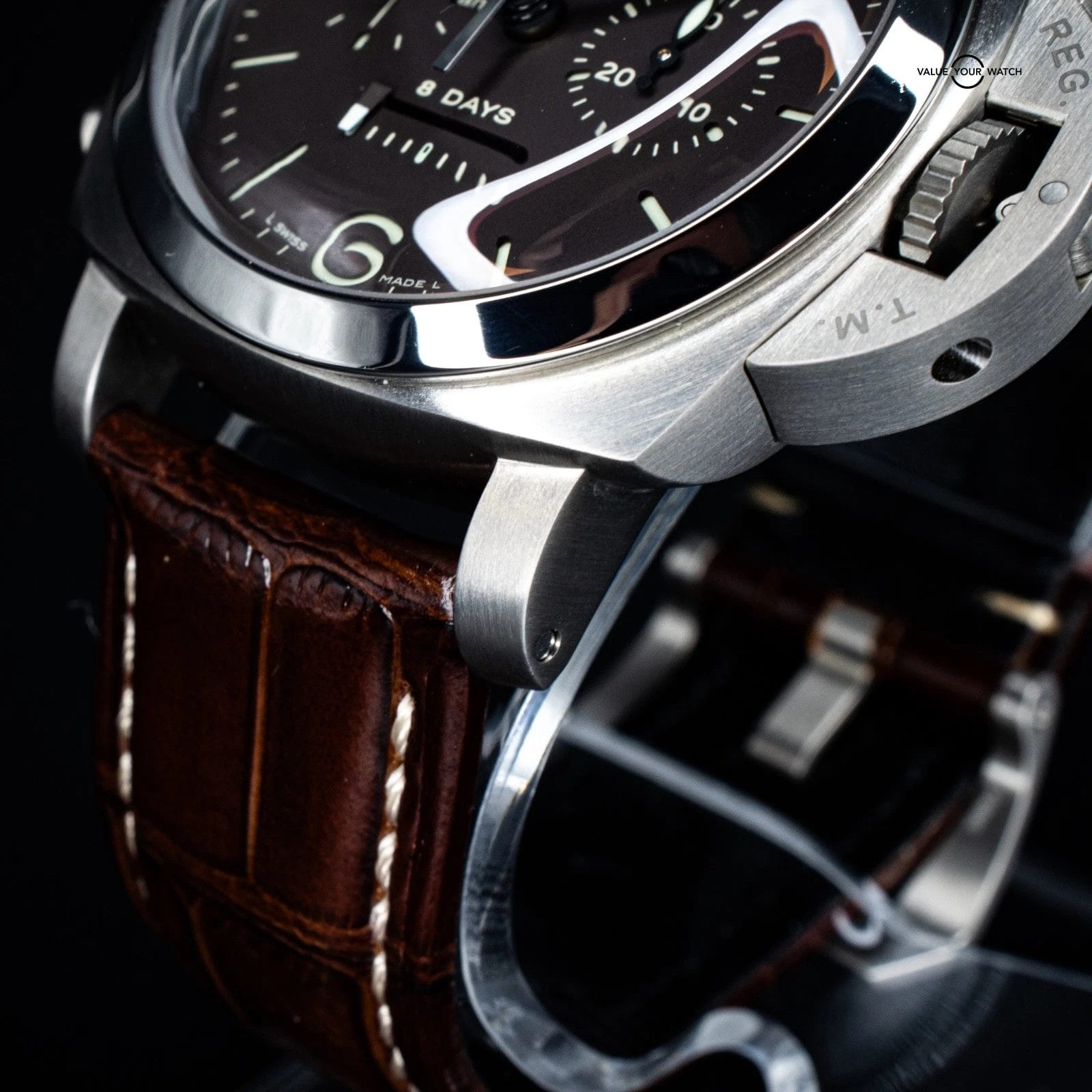 Panerai Luminor 1950 Chrono Monopulsante 8 Days GMT 44mm, Ref. PAM00311 w/ B&P - Image 13