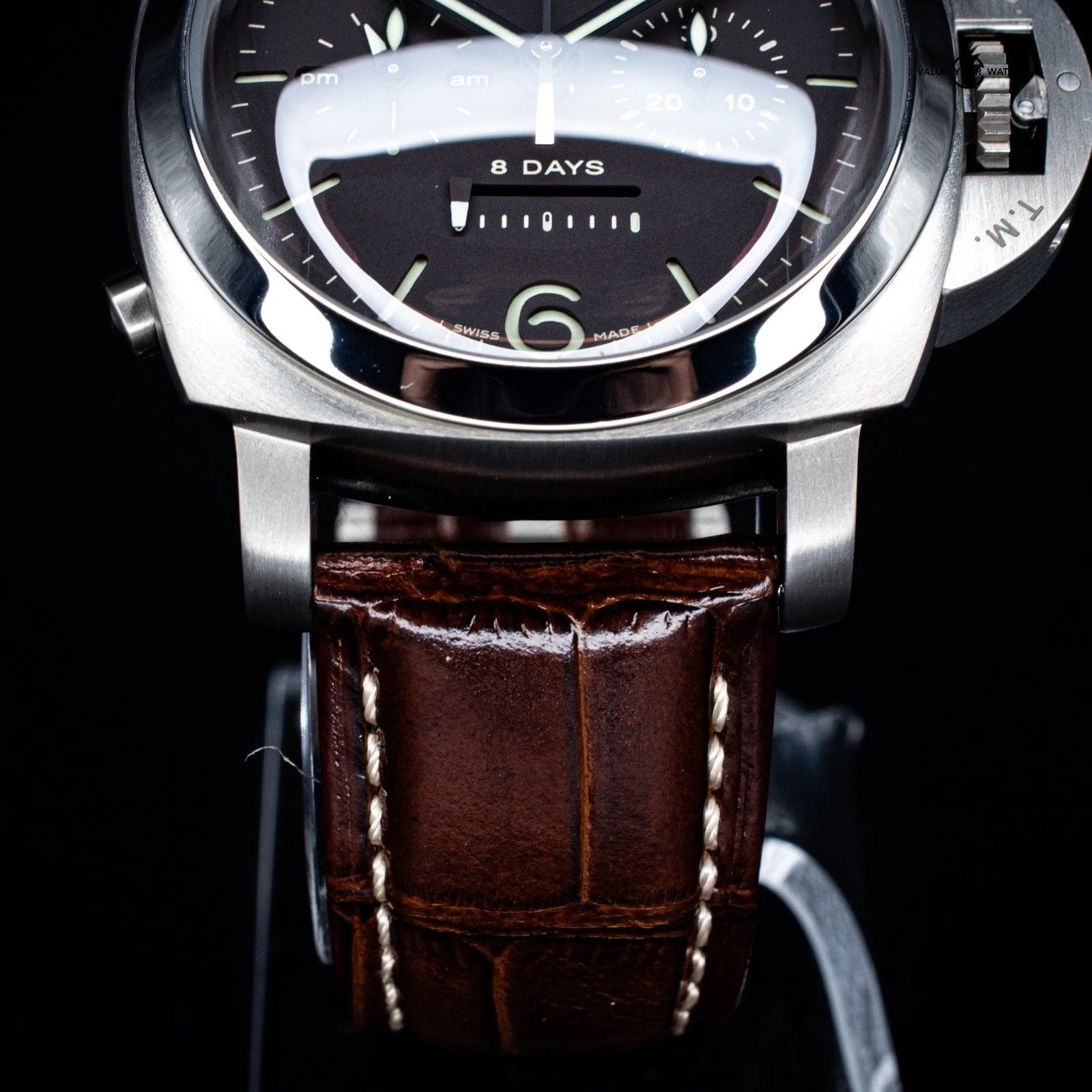 Panerai Luminor 1950 Chrono Monopulsante 8 Days GMT 44mm, Ref. PAM00311 w/ B&P - Image 10