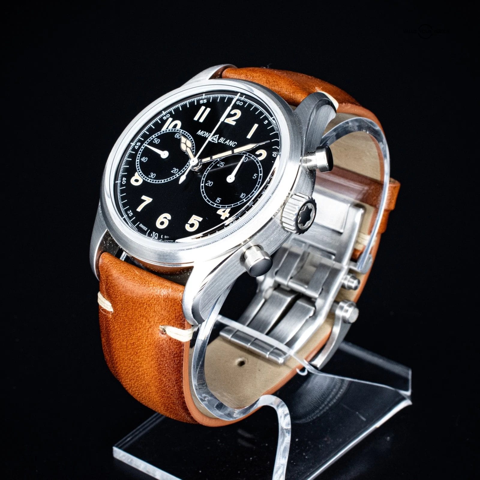 Montblanc 1858 Automatic Chronograph 42mm, Ref. 117836 with Box & Papers - Image 16