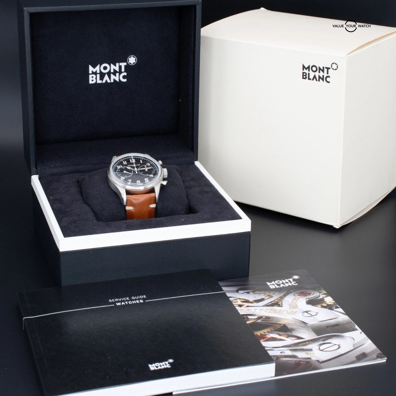 Montblanc 1858 Automatic Chronograph 42mm, Ref. 117836 with Box & Papers - Image 3