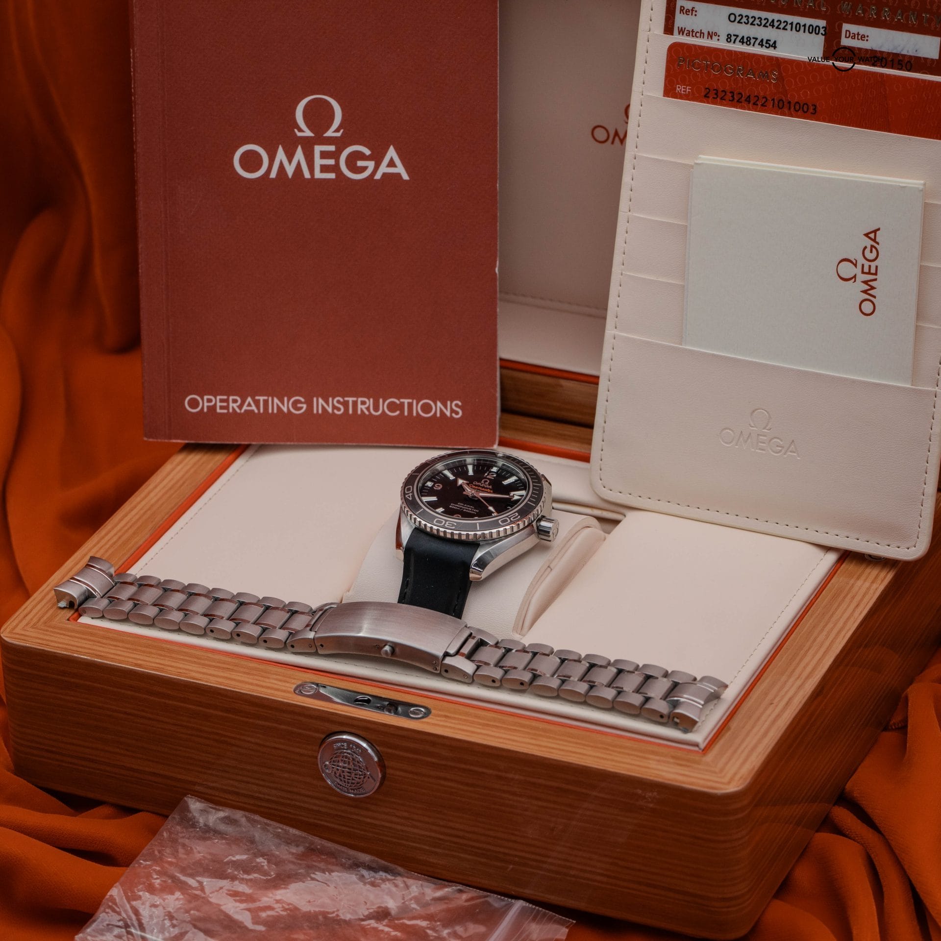 OMEGA PLANET OCEAN NO WHITE BOX EXTRA STRAP - Image 12