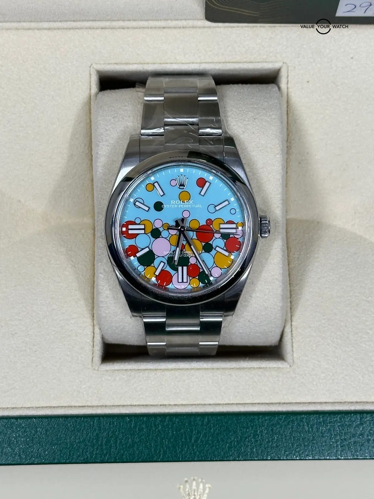 Rolex Oyster Perpetual / Blue / 41mm - Image 4