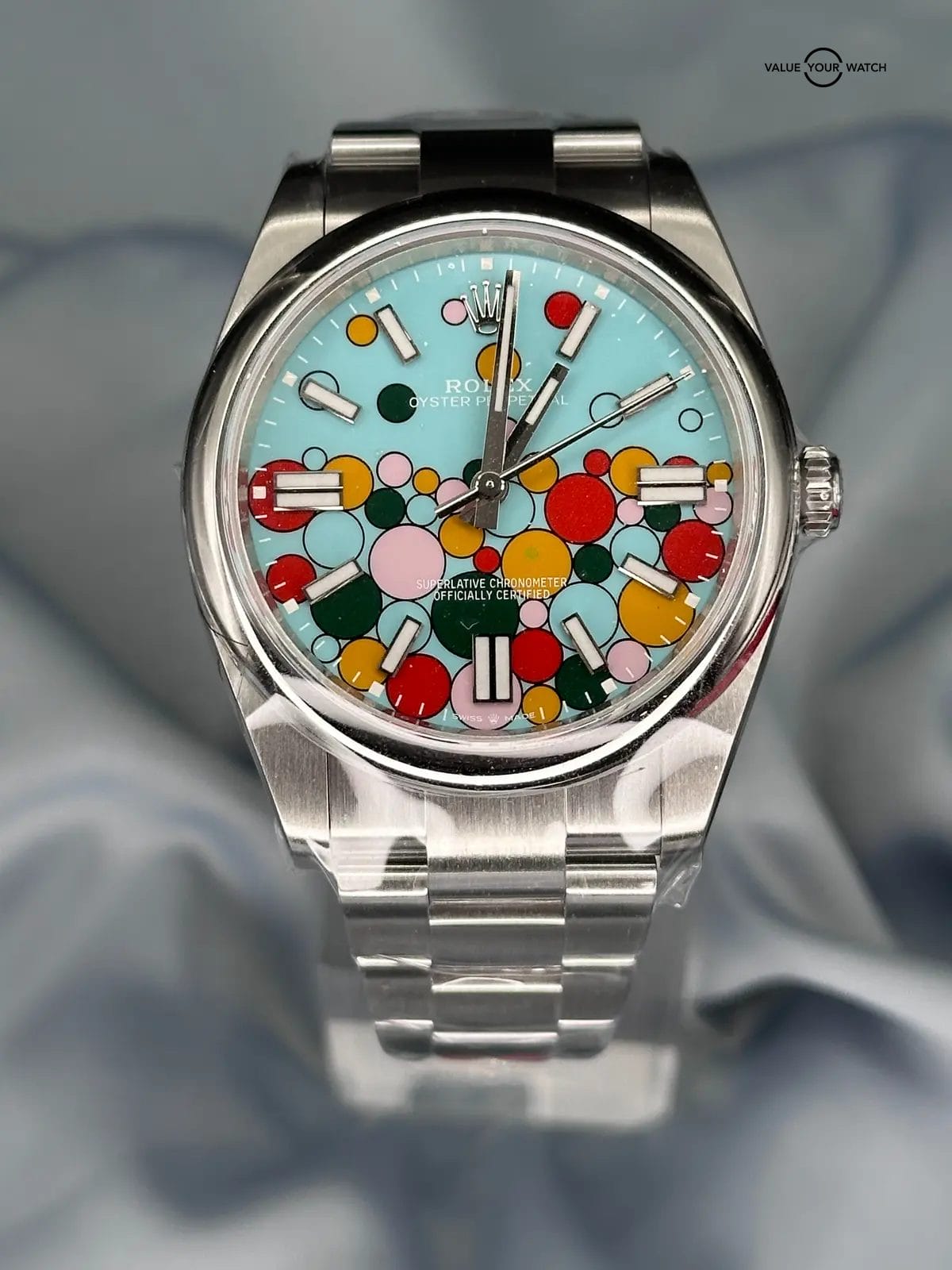 Rolex Oyster Perpetual / Blue / 41mm