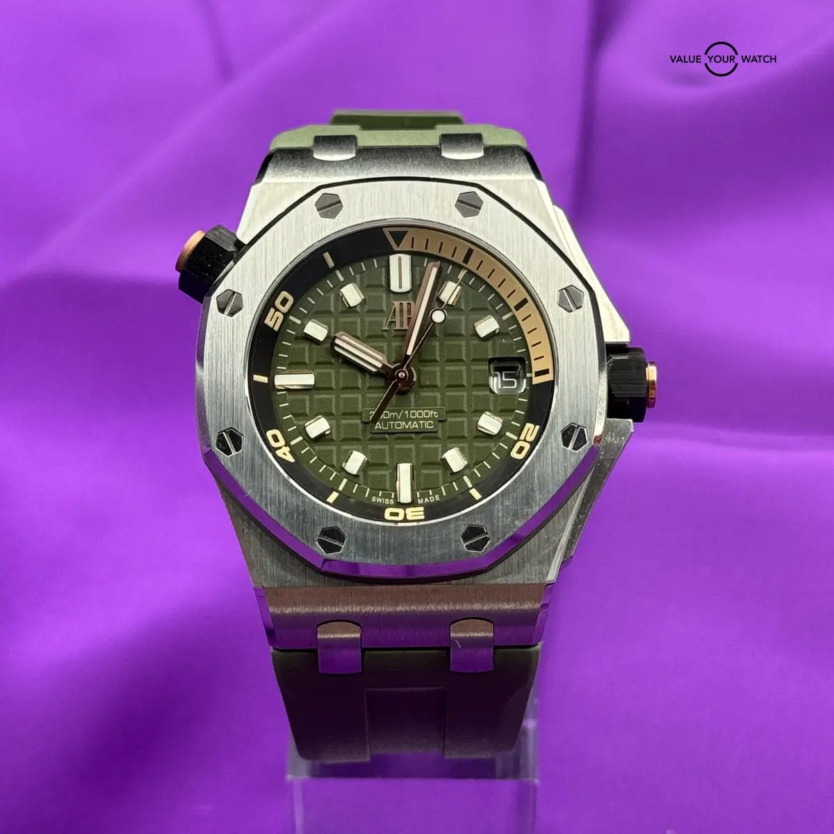 Audemars Piguet Royal Oak Offshore Diver / Green / 42mm - Image 8