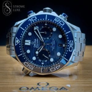 Omega Seamaster Diver 300m Chronograph Blue Dial Complete Set 210.30.44.51.03.001