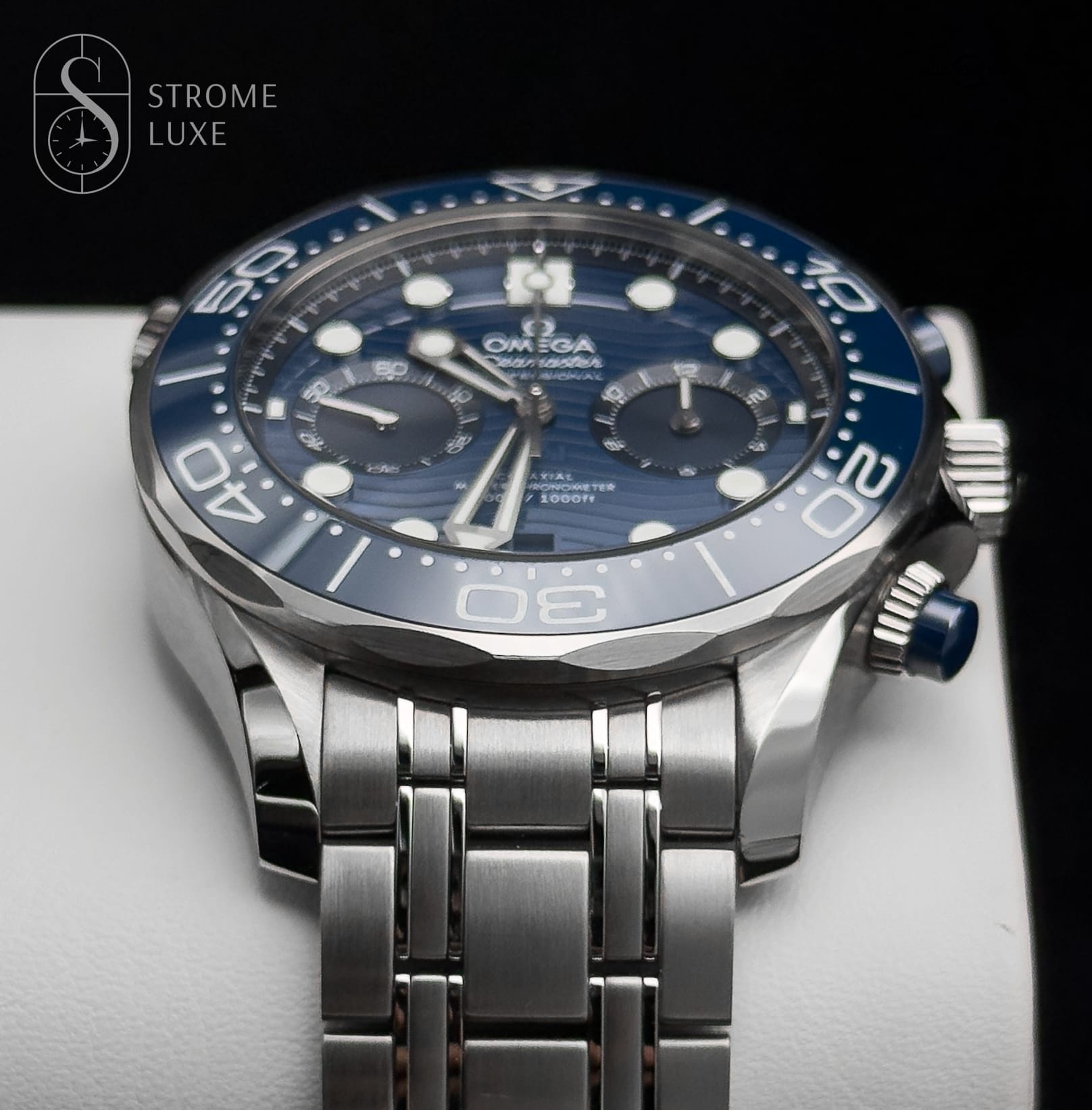 Omega Seamaster Diver 300m Chronograph Blue Dial Complete Set 210.30.44.51.03.001 - Image 9