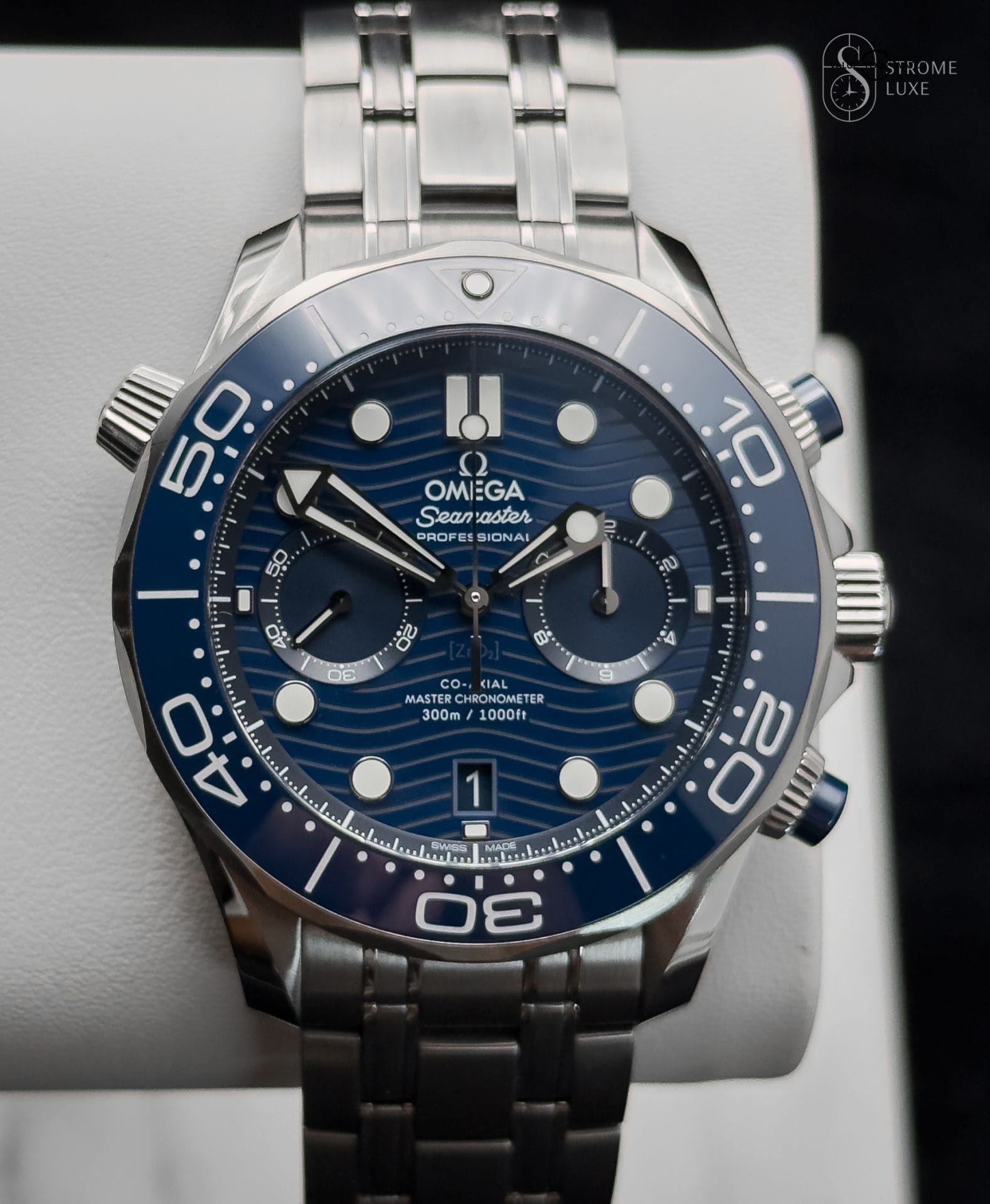 Omega Seamaster Diver 300m Chronograph Blue Dial Complete Set 210.30.44.51.03.001 - Image 7