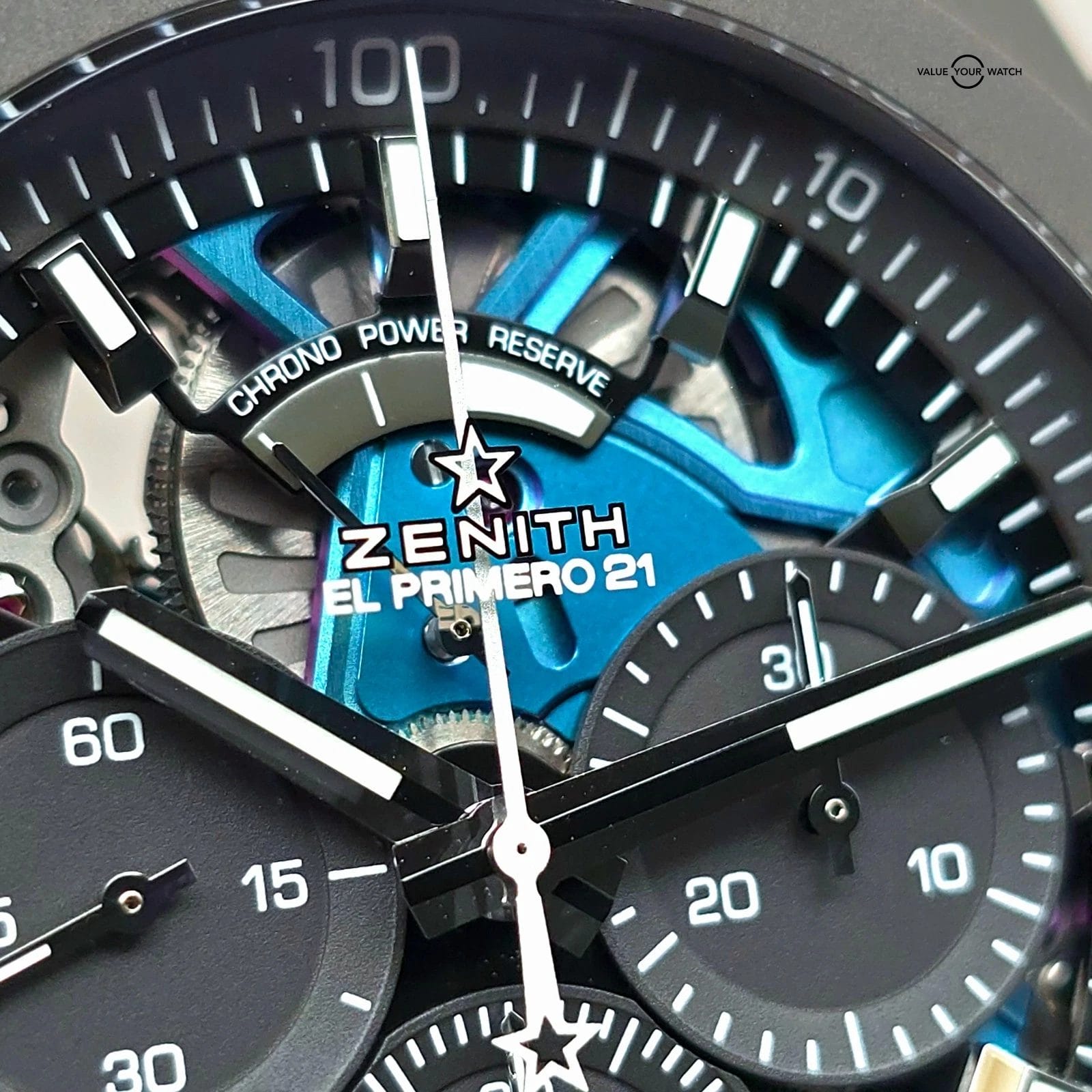 Zenith Defy El Primero 21, “Ultra Colour,” 1 of 8 Units worldwide in Turquoise! - Image 3
