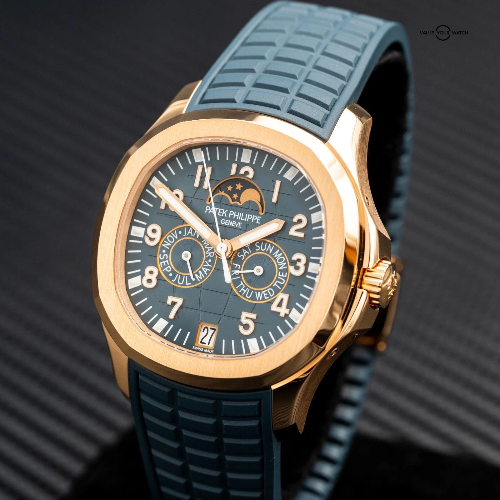 UNWORN 2025 Patek Philippe Aquanaut 5261R-001 Annual Calendar Luce — FULL SET - Image 8