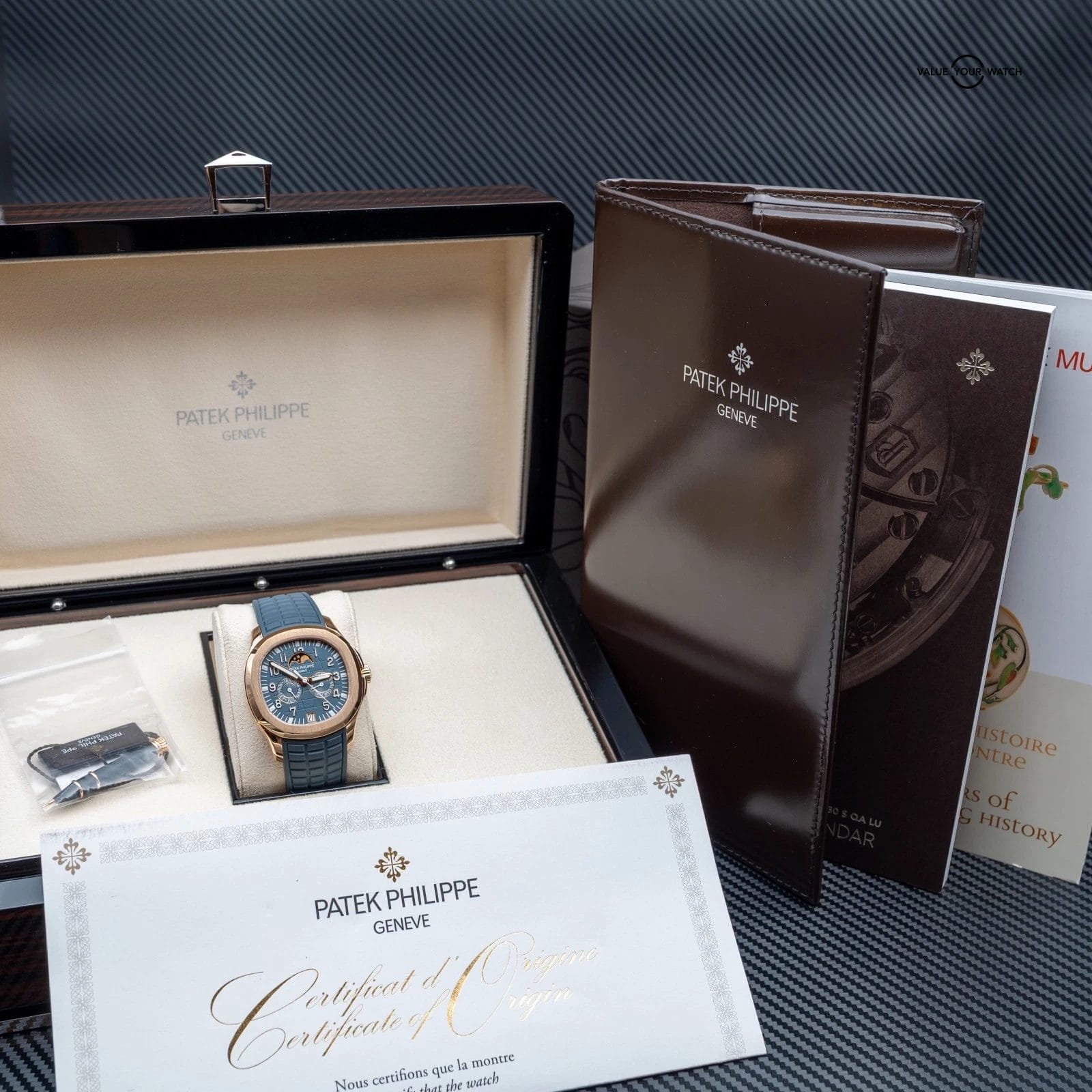 UNWORN 2025 Patek Philippe Aquanaut 5261R-001 Annual Calendar Luce — FULL SET - Image 10