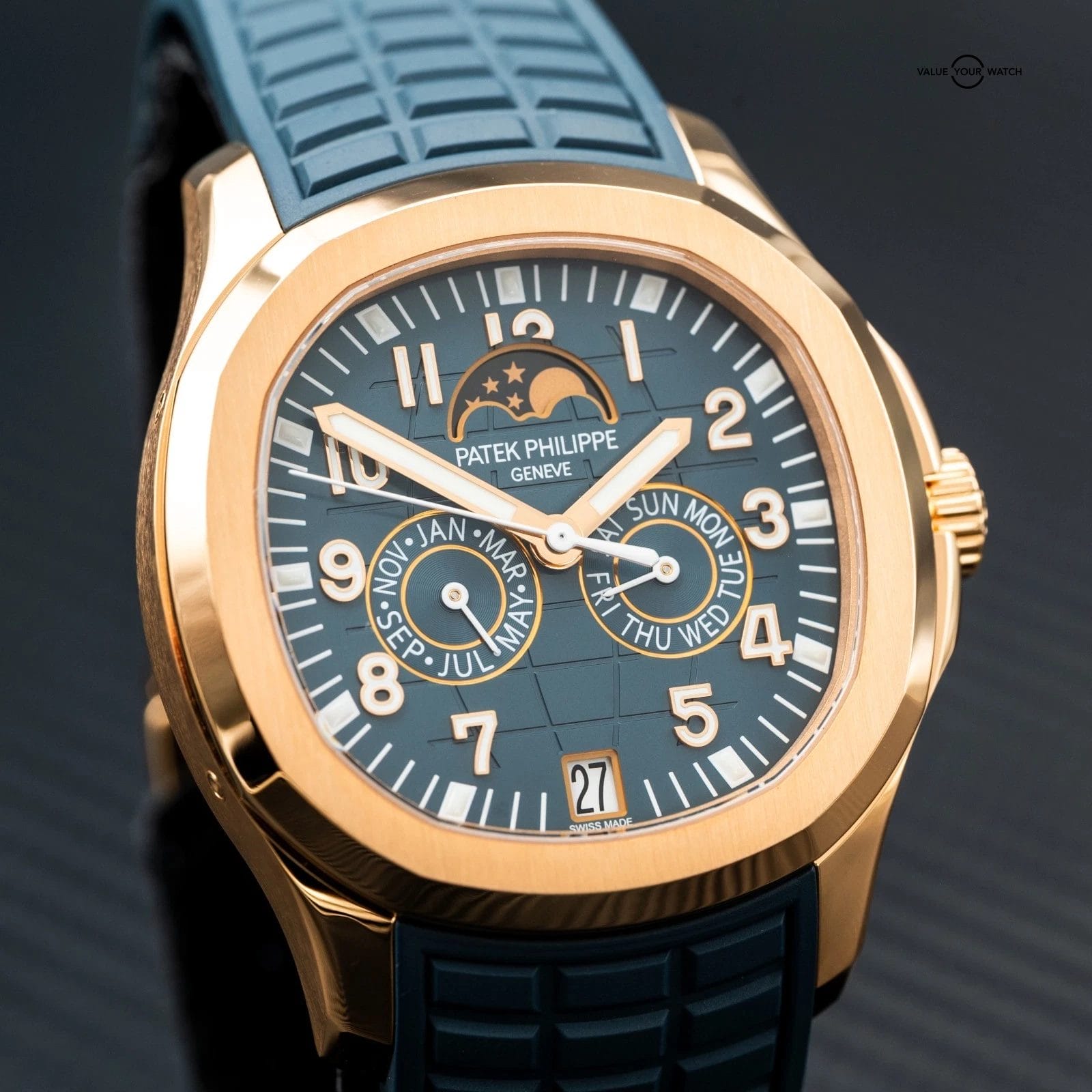 UNWORN 2025 Patek Philippe Aquanaut 5261R-001 Annual Calendar Luce — FULL SET - Image 12