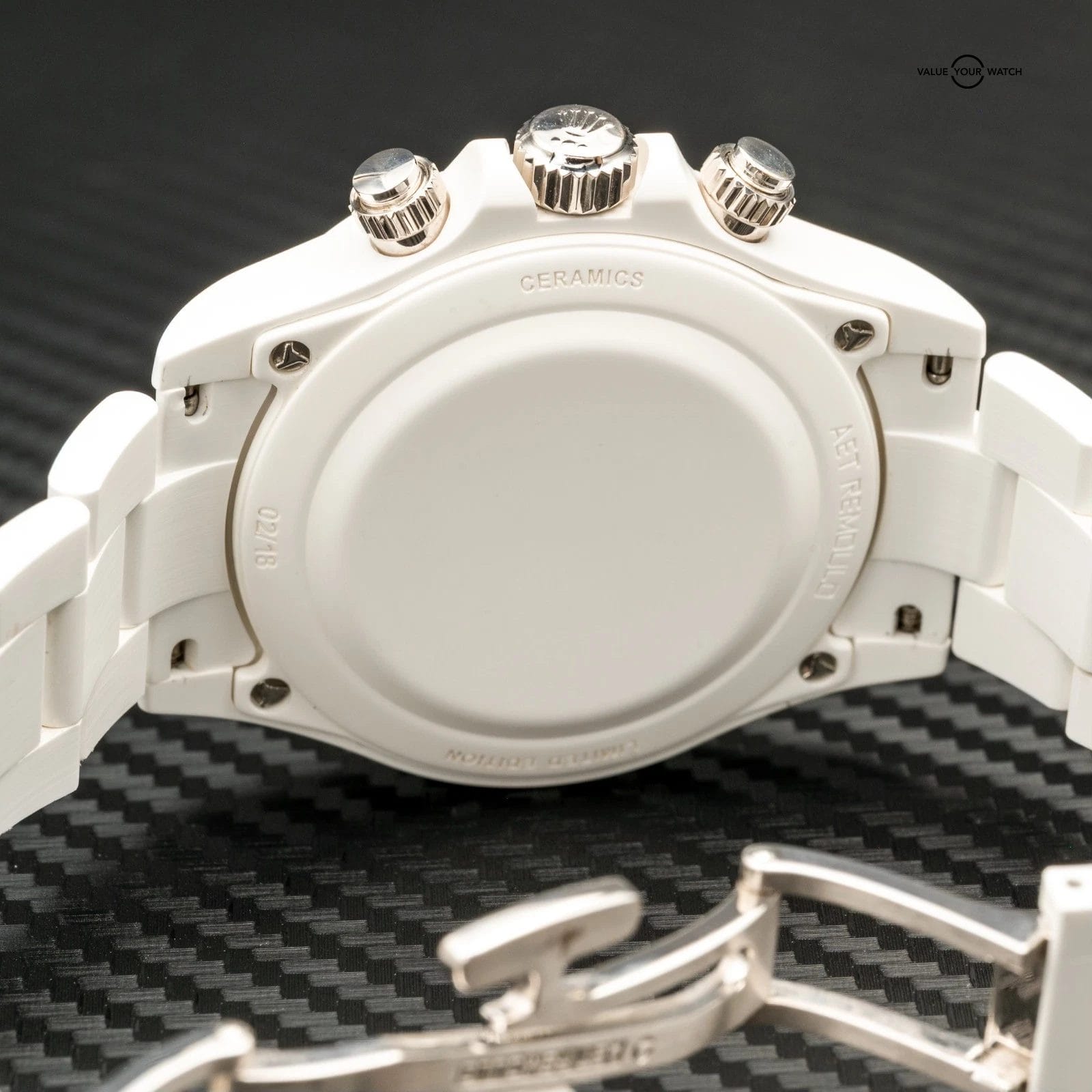 ROLEX Daytona Abu Dhabi White Ceramic Blue by AET Remould - Image 3