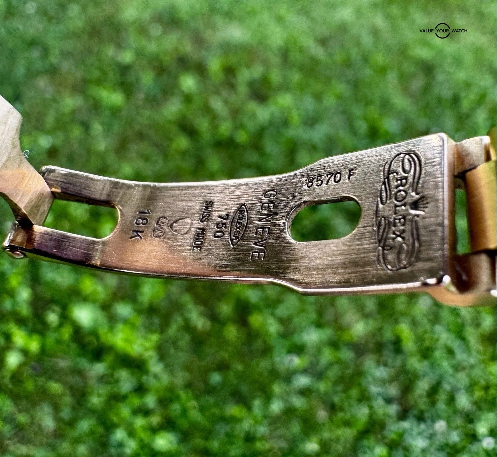 Rolex Lady-Datejust 26MM Silver Dial Yellow Gold President Bracelet (69178) - Image 12