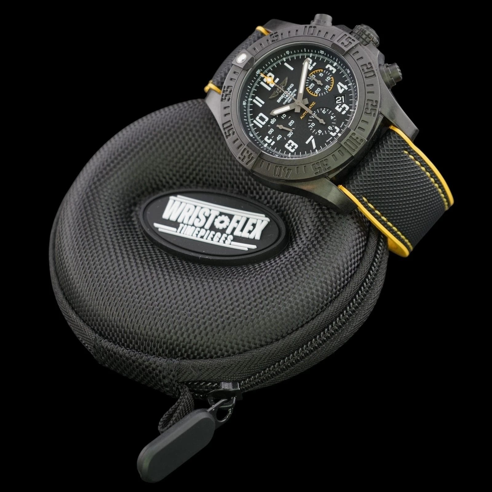 Breitling Avenger Hurricane 12H Chronograph 45mm XB0180E4 – Black Dial -Full Set - Image 4