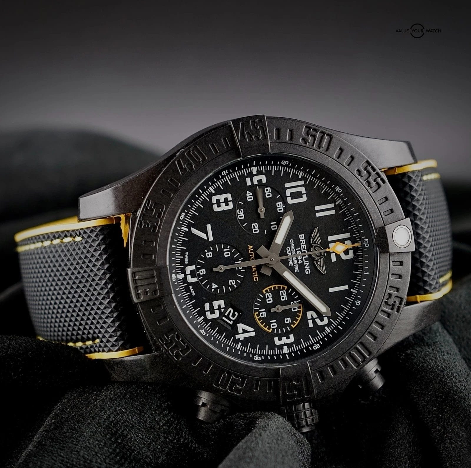 Breitling Avenger Hurricane 12H Chronograph 45mm XB0180E4 – Black Dial -Full Set - Image 6