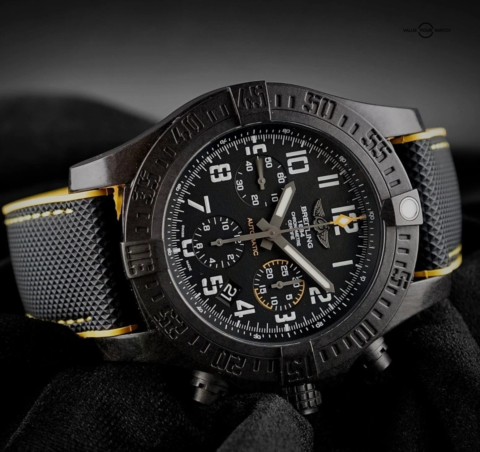 Breitling Avenger Hurricane 12H Chronograph 45mm XB0180E4 – Black Dial -Full Set - Image 8
