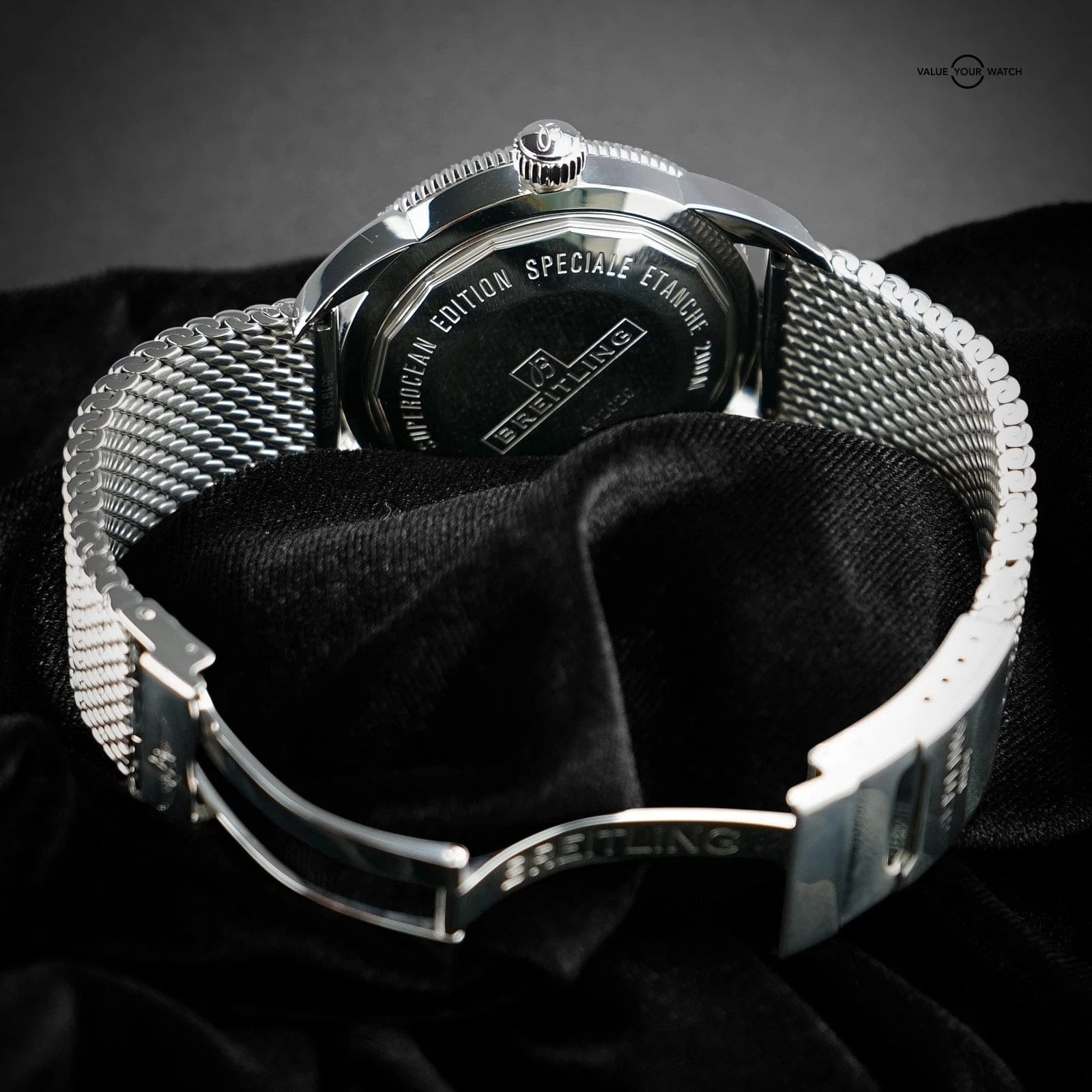 Breitling Superocean 46mm Heritage AB2020, Black Dial, Extra Strap & Buckle - Image 3