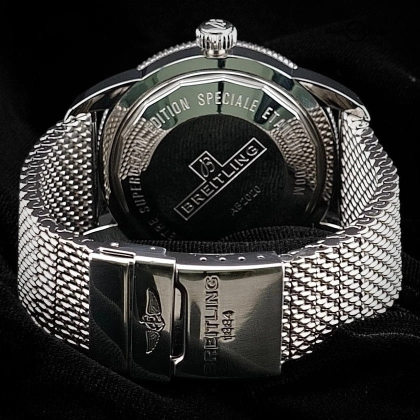 Breitling Superocean 46mm Heritage AB2020, Black Dial, Extra Strap & Buckle - Image 7