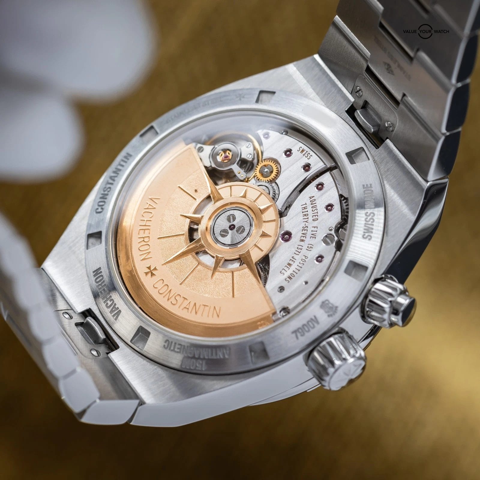 Vacheron Constantin Overseas Dual Time 7900V 41mm Blue Dial Full Set All Straps - Image 2