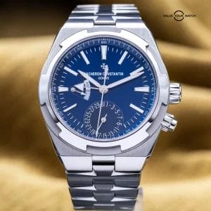 Vacheron Constantin Overseas Dual Time 7900V 41mm Blue Dial Full Set All Straps