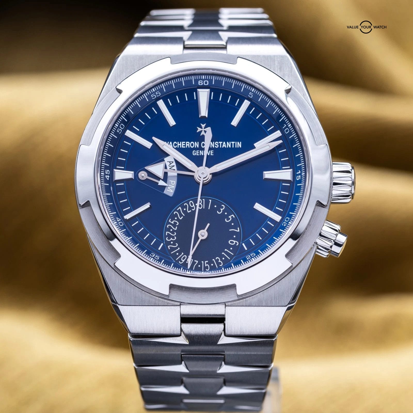 Vacheron Constantin Overseas Dual Time 7900V 41mm Blue Dial Full Set All Straps