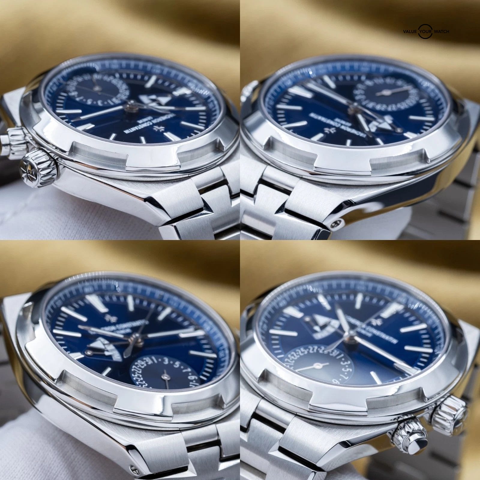 Vacheron Constantin Overseas Dual Time 7900V 41mm Blue Dial Full Set All Straps - Image 16
