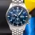 IWC Pilot’s Watch Chronograph Stainless Steel Bracelet Blue Men’s Watch IW377714