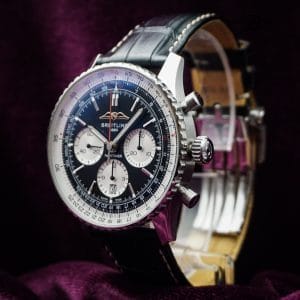 Breitling Navitimer 43 Chronograph Black Dial AB0138211B1P1