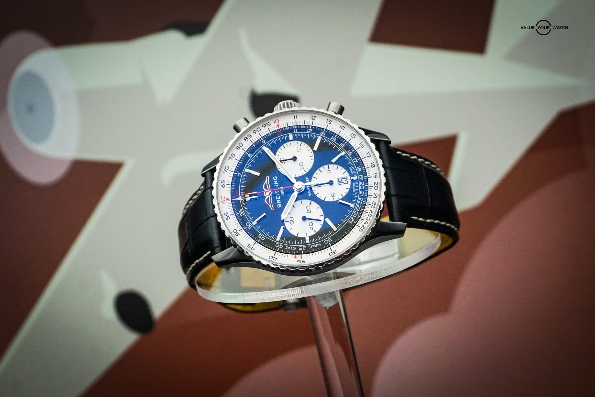 Breitling Navitimer 43 Chronograph Black Dial AB0138211B1P1 - Image 7