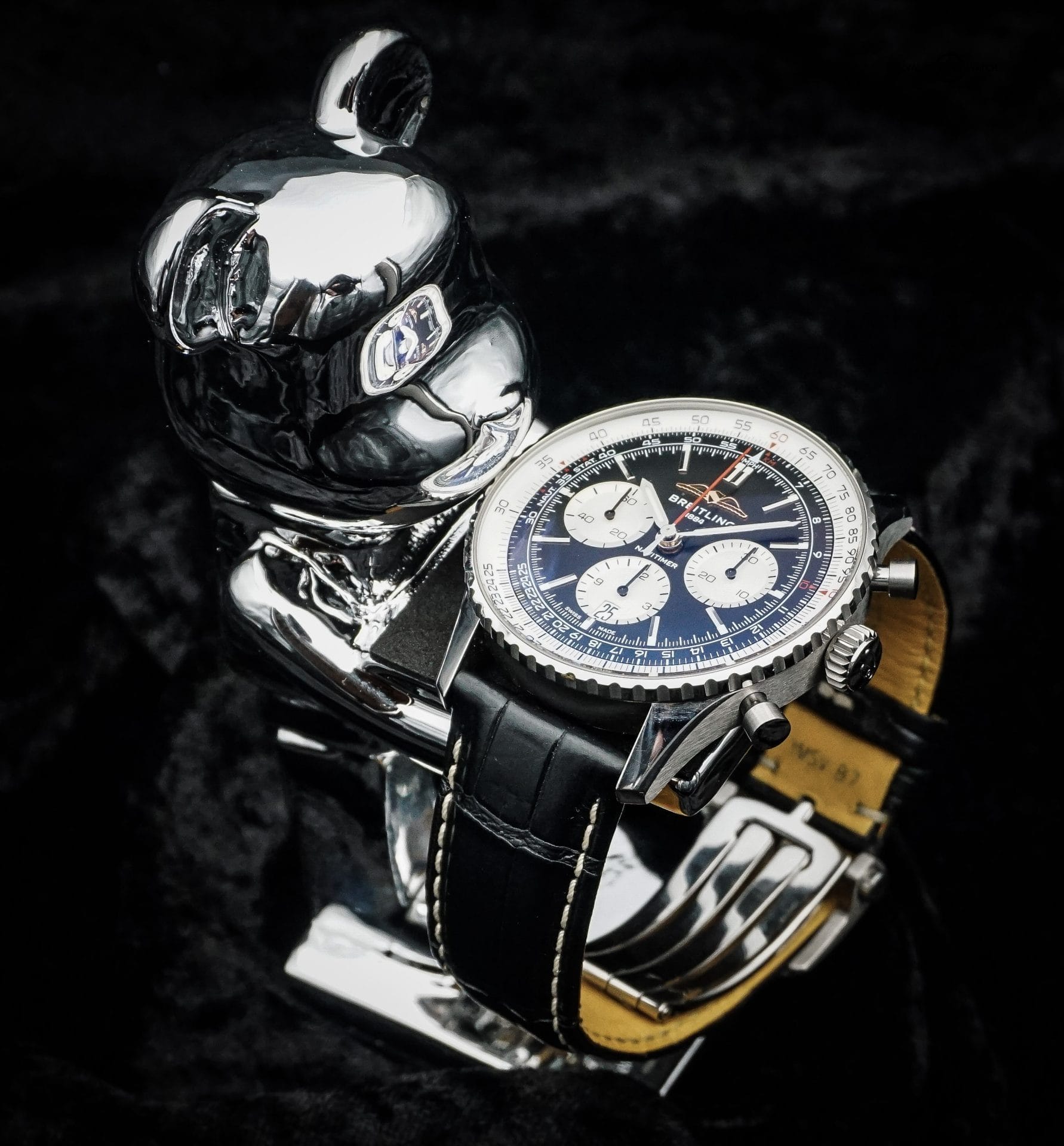 Breitling Navitimer 43 Chronograph Black Dial AB0138211B1P1 - Image 8