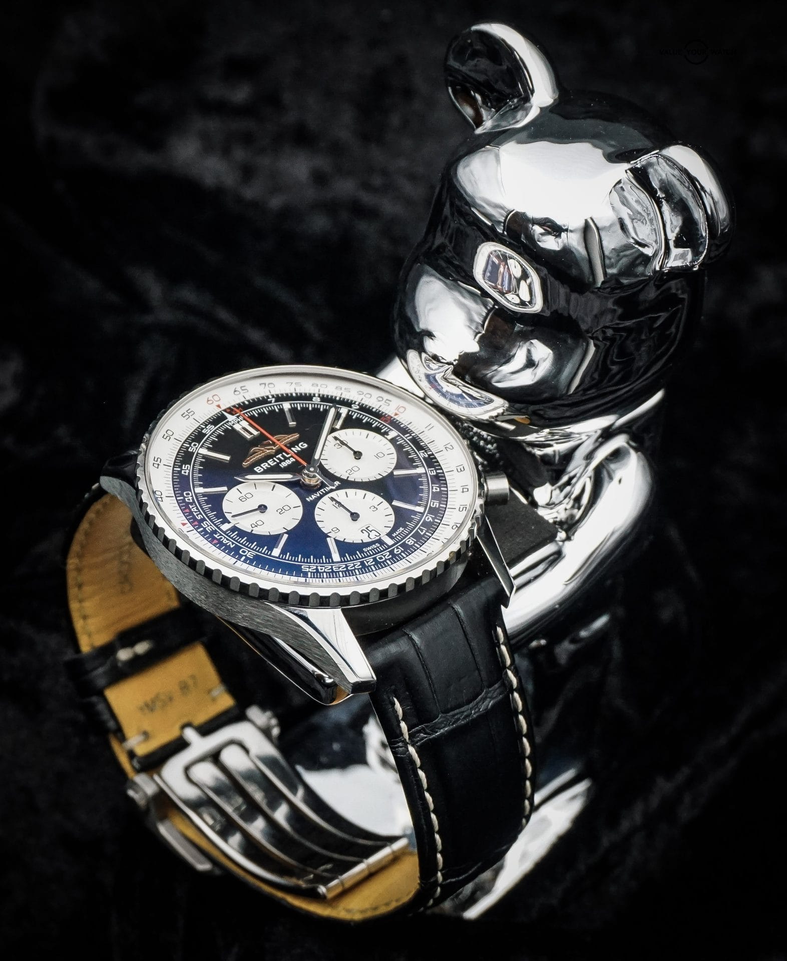 Breitling Navitimer 43 Chronograph Black Dial AB0138211B1P1 - Image 9